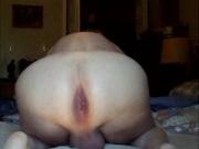 Earthquaking, knobby dildo opens wet sissy.