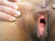 Gape and piss
