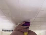 My aunt in bathroom 4