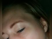 Hot girlfriend sucks black cock, swallows cum and squirts