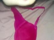 Cum again in pink bra cumrag 36 loads