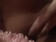 playing with my wet tight pussy