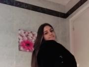 Babe Show Me What You Got Nice Ass In Black Latex