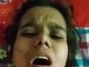 Chubby sub fucks himself while moaning and twitching preview