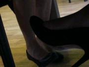 Candid feet and heels at work #24