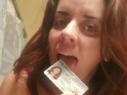 Exposed Nasty Slut Tiffany Soto Licking up piss