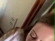 Step sister fucked to Orgasm in bathroom