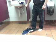 Stripping in a Public Bathroom
