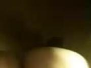 Miss Merry rides a dildo in her ass
