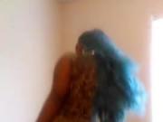 Big Booty Slut Blue Hair