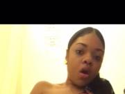black chick 19teen plays with meaty pussy