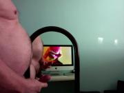 SpandexAngel second cumming