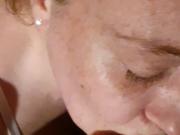 IOW wife gives messy blow job