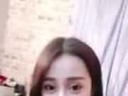 sexy asian in bra doing a selfie.mp4