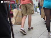 short candid black pantyhose