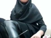 Iranian mistress wearing a hijab nylon feet