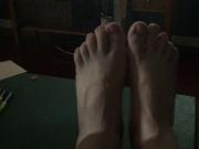 Stretching my feet