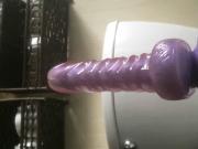 Sexy BBW redhead dildo