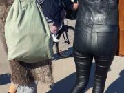 Leather pants teen'ass, very tight and skinny fit