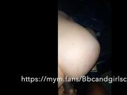 BBC fucking a big ass in public