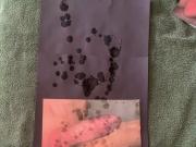 Cum tribute on a huge cock