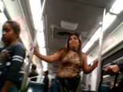 mega ass in the subway