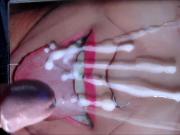 Jizz Soaking fun with ClaudiaGreen