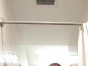 Chum Cums in Gym Shower