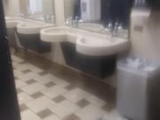 Public bathroom show off at Lowe's