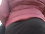 Latina ass shaking in dress