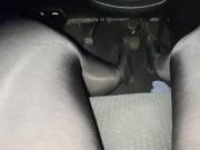Car and and black Pantyhose both flooded out pedal pumping