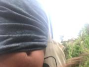 Walking naked in nature