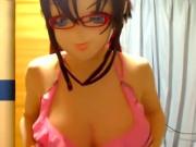 Kigurumi really huge boobs bouncing-vid 2