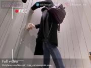 Fuck me in Zara Fitting Room for Cuckold BF