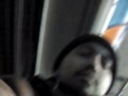 Jacking off on a bus