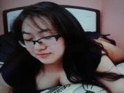 Cute chubby asian teen on cam