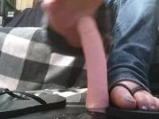 Dildo Footjob Try Not To Cum Challenge