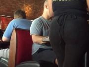 Thick Spandex Waitress Booty