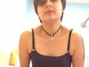 Amateur pissing in jeans