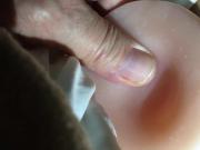 Wife nightbwith new dildo