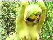 Fucked by stick while bound outside KOLI