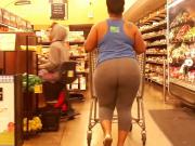 Brick house donk in gray leggings.