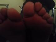 Mixed girl feet