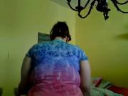 bbw friend dancing in hd