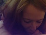 Redhead Gives me an amazing Blowjob