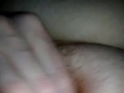 Clit rub dildo creampie