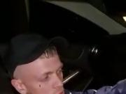 Straight brit boy gets sucked off in car by anon