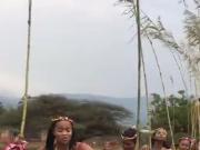 Topless busty Zulu women