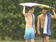 Gay Men Fucks In A Rainy Holiday