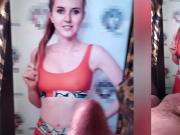 Natta - busty girl in colorful sport wear cum tribute